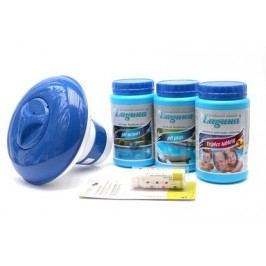 I.Základní set na chlorové ošetření vody (Triplex tablety, pH-, pH+, tester, plovák)