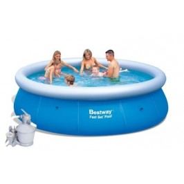 Bazén Bestway 4,57 x 1,22m set + písková filtrace 3,7m3/hod