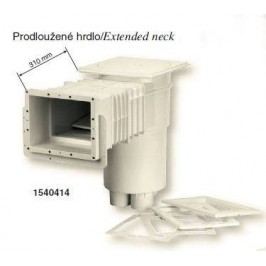 Skimmer VA pro folie 215x160mm se skimvacem-prodloužené hrdlo