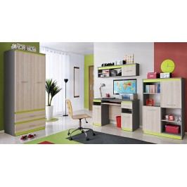 Kvalitní smartshop Dětský pokoj PAULINA, jasan coimbra/limeta lamino