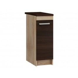 MORAVIA FLAT MILO, dolní skříňka S30, barva: dub sonoma/wenge DOPRODEJ lamino