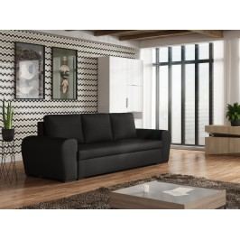 Smartshop Pohovka FILO, černá látka s úložným prostorem