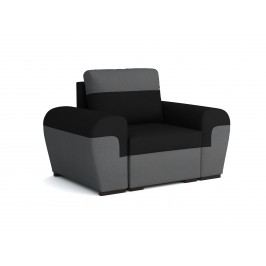 Smartshop Křeslo FILO, černá látka/šedá látka