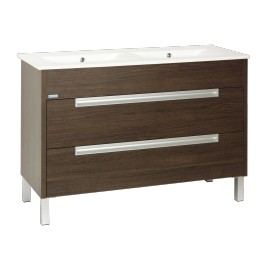 Skříňka s dvojumyvadlem Naturel Modena 120 cm, dub šedý MODENA120DV