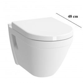 Vitra S50 zavěsné WC Compact 48 cm 5320-003-0075