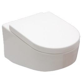 Závěsné WC Glacera Montanaro, zadní odpad, 55cm MN010