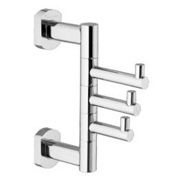 Nástěnný trojháček Cube Way, chrom SPI33
