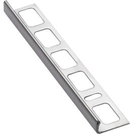 Lišta ukončovací L kartáčovaná nerez, 10 mm, 250 cm NRZK10250
