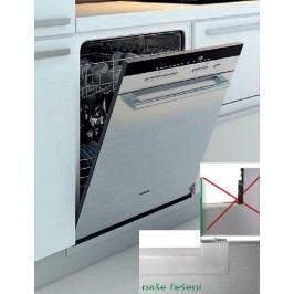Výřez soklu myčka 45cm AL broušený VYREZMAL45