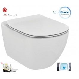 Závěsný WC se sedátkem softclose Ideal Standard Testra, zadní odpad, 53cm SIKOSIST0079