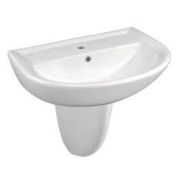 Ideal Standard Eurovit - Polosloup, bílá W310101