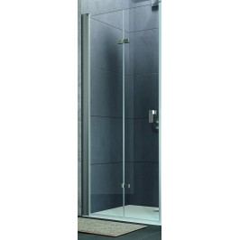 Sprchové dveře Huppe Design Pure skládací 100 cm, čiré sklo, chrom profil DPUSD100190CRT