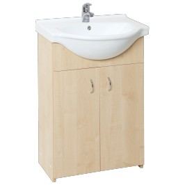 Skříňka s umyvadlem Multi Simple 55 cm, bříza SIMPLE55BR