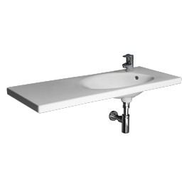 Nábytkové umyvadlo Jika Tigo 100x38,5 cm, otvor pro baterii vpravo H8122190001061