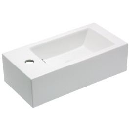 Glacera Umývátko Bigio 50x25 cm, otvor pro baterii vlevo - BG5025L