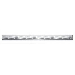 Rošt organic 100 cm Tece Drainline nerez lesk 601060