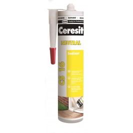 Silikon Ceresit CS16 neutrální 300 ml bílá CS16B