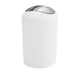 Odpadkový koš Glossy 5 l, bílá, plast 5063115858