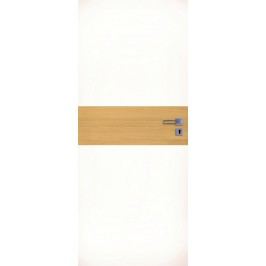 Interiérové dveře NATUREL Vari, 80 cm, levé, bílá, jilm, VARI10J80L