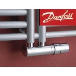 P.M.H. Danfoss VHX-DUO připojovací sada ventilů, středové připojení, chrom - 013G4279