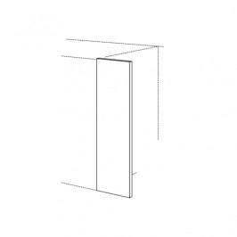Výkryt pro horní skříňky 10cm bílá mat 106.WPK1001