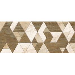 Dekor Fineza Adore beige triangles 25x60 cm, mat DADORE256TR